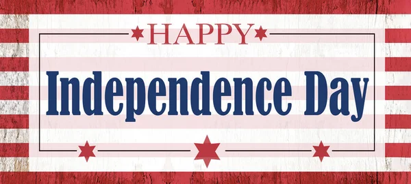 Happy 4Th July Independence Day Usa Background Template Greeting Card — Stock Photo, Image