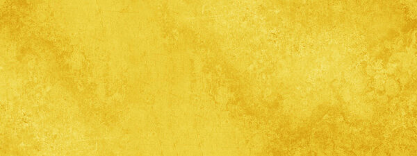 Yellow abstract stone concrete paper texture background banner panorama	