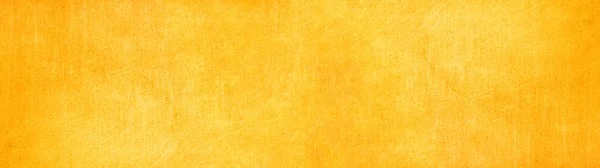 Abstract Yellow Painted Paper Texture Background Banner Panorama — Stock Photo, Image