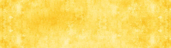 Abstrato Amarelo Aquarela Pintado Papel Textura Fundo Banner Panorama — Fotografia de Stock