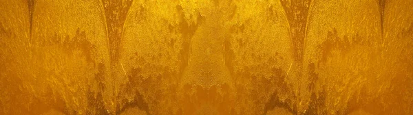 Streszczenie Rustykalny Grunge Złoty Kamień Papier Tło Baner Panorama Złoty — Zdjęcie stockowe