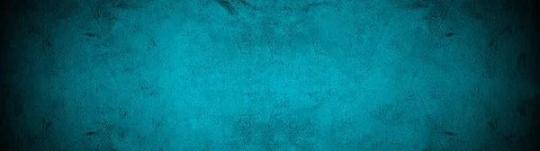 Dark Green Blue Turquoise Stone Concrete Paper Texture Background Panorama — Stock Photo, Image