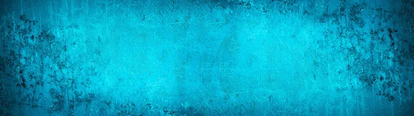Dark Abstract Grunge Blue Turquoise Color Colored Painted Watercolor Stone — Stock Photo, Image
