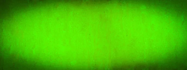 Abstract Neon Green Watercolor Painted Paper Texture Background Banner Panorama — Stock Photo, Image