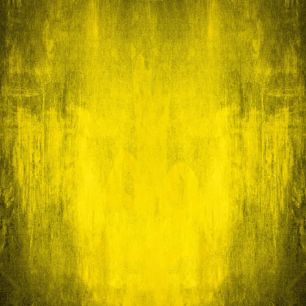 Dunkle Abstrakte Grunge Gelb Goldfarbig Bemalt Aquarell Stein Beton Papier — Stockfoto