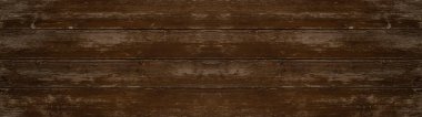 Eski kahverengi kırsal koyu ahşap doku - ahşap ahşap arka plan panoraması uzun panorama
