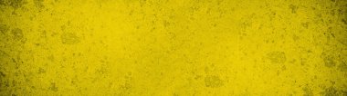 Koyu soyut grunge sarı altın rengi boyalı suluboya taş taş kağıt desenli arka plan pankartı, üst görünüm