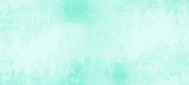 Soyut parlak turkuaz yumuşak pastel suluboya kağıt desenli arka plan panoraması