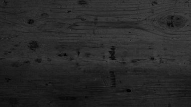 Eski siyah gri kırsal köhne eskimiş koyu grunge ahşap ahşap ahşap masa zemin döşeme dokusu - ahşap arka plan pankartı üst görünüm
