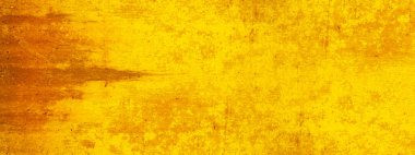 Soyut sarı turuncu suluboya kağıt desenli arka plan pankart şablonu