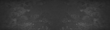 Siyah antrakit taş beton desen arka plan panorama afişi uzunluğunda