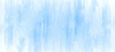 Soyut mavi turkuaz suluboya boyanmış kağıt doku arkaplan panoraması