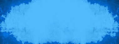Koyu soyut grunge mavi renkli suluboya taş taş kağıt desen arka plan pankartı, üst görünüm