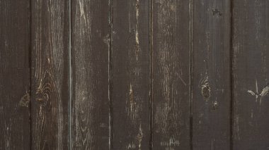 Eski kahverengi kırsal köhne eskimiş koyu renk ahşap ahşap ahşap masa döşeme tahta döşeme dokusu - ahşap arka plan pankartı üst görünüm