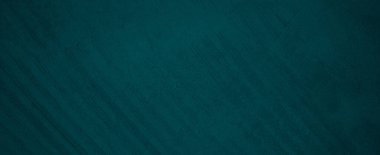 Koyu yeşil turkuaz taş beton kağıt dokusu arka plan panorama panoraması uzunluğunda, metin için boşluk