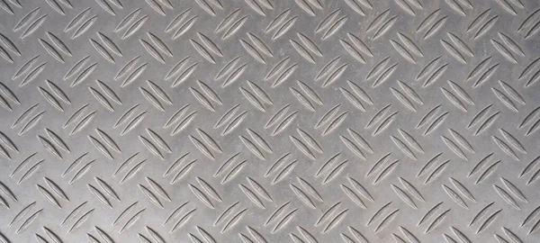 Bovenaanzicht Van Zilveren Aluminium Damplaat Textuur Achtergrond Banner Panorama — Stockfoto