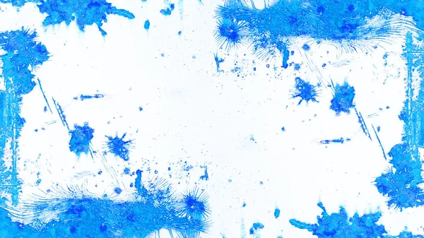 Abstract Grunge Blauw Wit Verouderd Oud Verweerd Gekleurd Geschilderd Roestig — Stockfoto
