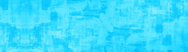 Abstrakt Blau Türkis Aquarell Bemalt Papier Textur Hintergrund Banner Panorama — Stockfoto
