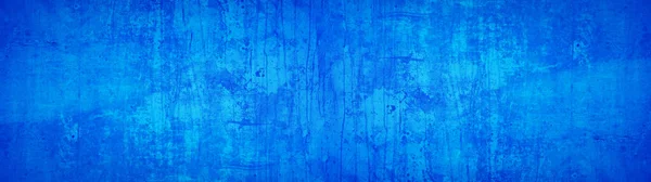 Scuro Astratto Blu Pietra Cemento Carta Texture Sfondo Panorama Banner — Foto Stock