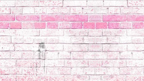 Weiß Rosa Grunge Licht Beschädigt Rustikale Ziegelsteinmauer Mauerwerk Mauerwerk Textur — Stockfoto