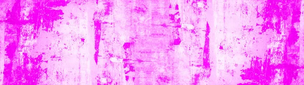 Abstrakt Färgglada Rosa Neon Målade Repad Aquarelle Akvarell Borstar Papper — Stockfoto