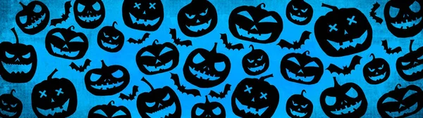 Halloween Дизайн Шаблона Символа Вид Сверху Силуэт Страшной Резной Светящейся — стоковое фото