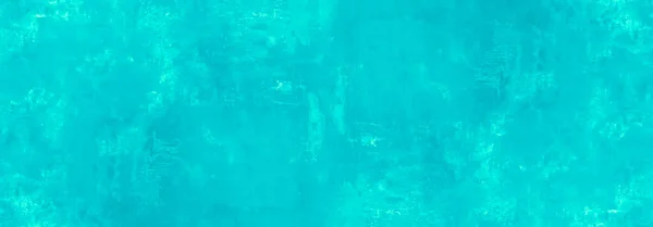 Bannière Panorama Fond Texture Papier Béton Bleu Turquoise Foncé Longue — Photo