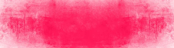 摘要粉红水彩画纸纹理背景横幅全景 — 图库照片