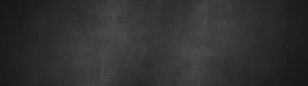 Черный Антрацитовый Камень Бетонная Текстура Фон Панорамный Баннер Длинный — стоковое фото