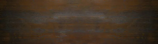 Grunge Rusty Dark Orange Brown Weathered Aged Metal Corten Steel — Fotografia de Stock