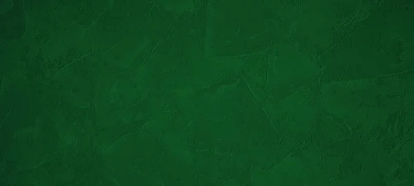 Resumen Verde Oscuro Pintado Papel Textura Fondo Banner Panorama Técnica —  Fotos de Stock