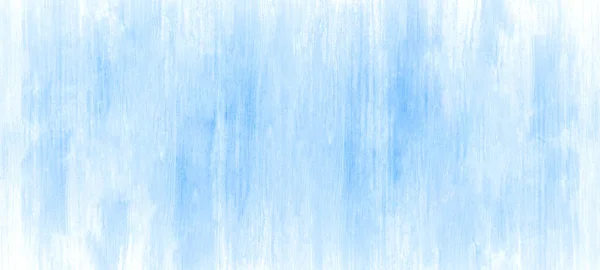 Abstract Blauw Turquoise Aquarel Geschilderd Papier Textuur Achtergrond Banner Panorama — Stockfoto