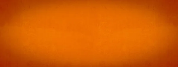 Sombre Abstrait Orange Béton Texture Papier Fond Bannière Panorama — Photo
