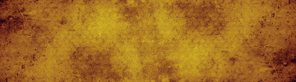 Gammal Antik Vägg Med Abstrakt Gyllene Gul Brun Färgad Målade — Stockfoto