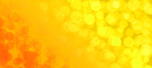 Luzes Bokeh Laranja Amarelo Colorido Panorama Banner Fundo Abstrato — Fotografia de Stock