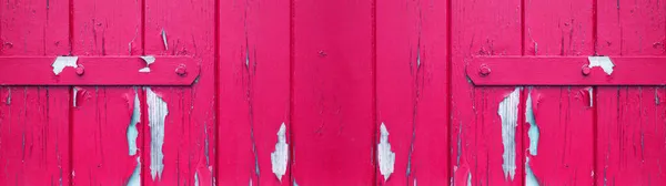 Παλιό Αφηρημένο Ροζ Πολύχρωμο Βαμμένο Απολέπιση Αποφλοιωμένες Ρουστίκ Ξύλινες Σανίδες — Φωτογραφία Αρχείου