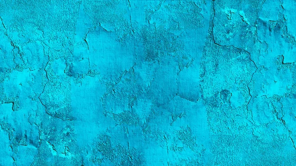 Soyut Grunge Mavi Turkuaz Renkli Boyalı Suluboya Taş Cephe Beton — Stok fotoğraf