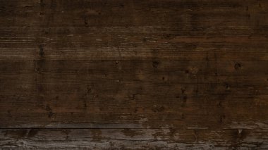 Eski kahverengi kırsal koyu grunge ahşap ahşap ahşap döşeme - ahşap arka plan afişi