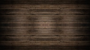 Eski kahverengi kırsal köhne eskimiş koyu renk ahşap ahşap ahşap masa döşeme tahta döşeme dokusu - ahşap arka plan pankartı üst görünüm