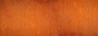 Grunge turuncu kahverengi metal Corten çelik taş arka plan desen panorama
