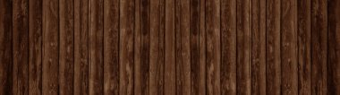 Eski kahverengi rustik koyu ahşap tahta doku - ahşap ahşap arka plan panoraması uzun panorama