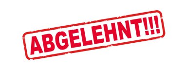 Sözcüğün olduğu kırmızı damga: İndirilmiş, beyaz arkaplanda izole edilmiş 