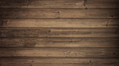 Eski kahverengi kırsal köhne eskimiş koyu renk ahşap ahşap ahşap masa döşeme tahta döşeme dokusu - ahşap arka plan pankartı üst görünüm