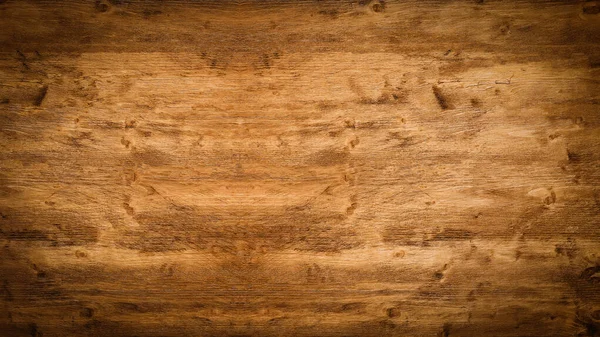 Stary Brązowy Rustykalny Pogoda Jasny Światło Grunge Drewniany Drewniany Stół — Zdjęcie stockowe