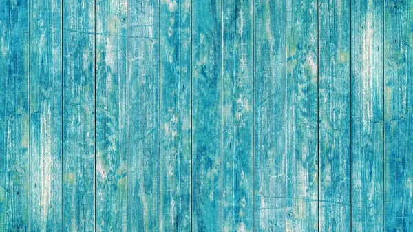 Abstraktní Grunge Rustikální Staré Tyrkysové Akvamarínové Malované Barevné Dřevěné Desky — Stock fotografie