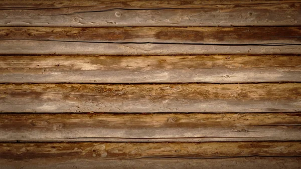 Old Brown Rustic Dark Grunge Wooden Timber Boards Wall Texture — Stock Photo, Image