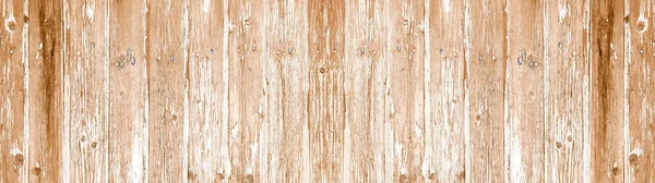 旧白棕色漆成的淡淡的淡淡色木质感 木制背景横幅 长方形 — 图库照片