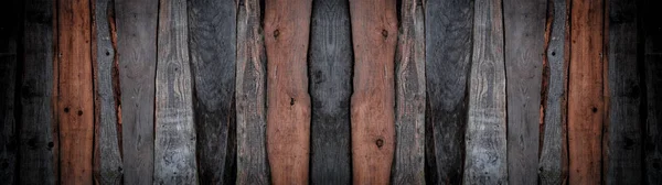 Eski Kahverengi Kırsal Köhne Eskimiş Koyu Renk Ahşap Ahşap Ahşap — Stok fotoğraf