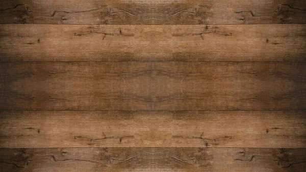 Old Brown Rustic Weathred Dark Grunge Wooden Timber Table Wall — Stock Photo, Image