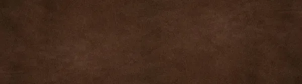 Старый Коричневый Темно Деревенская Кожа Замша Ошкурок Фон Баннер Панорама — стоковое фото